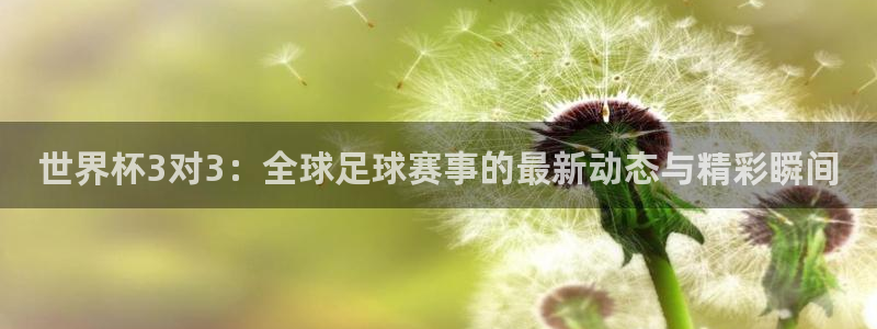 美国世界杯:世界杯3对3:全球足球赛事的最新动态与精彩瞬间